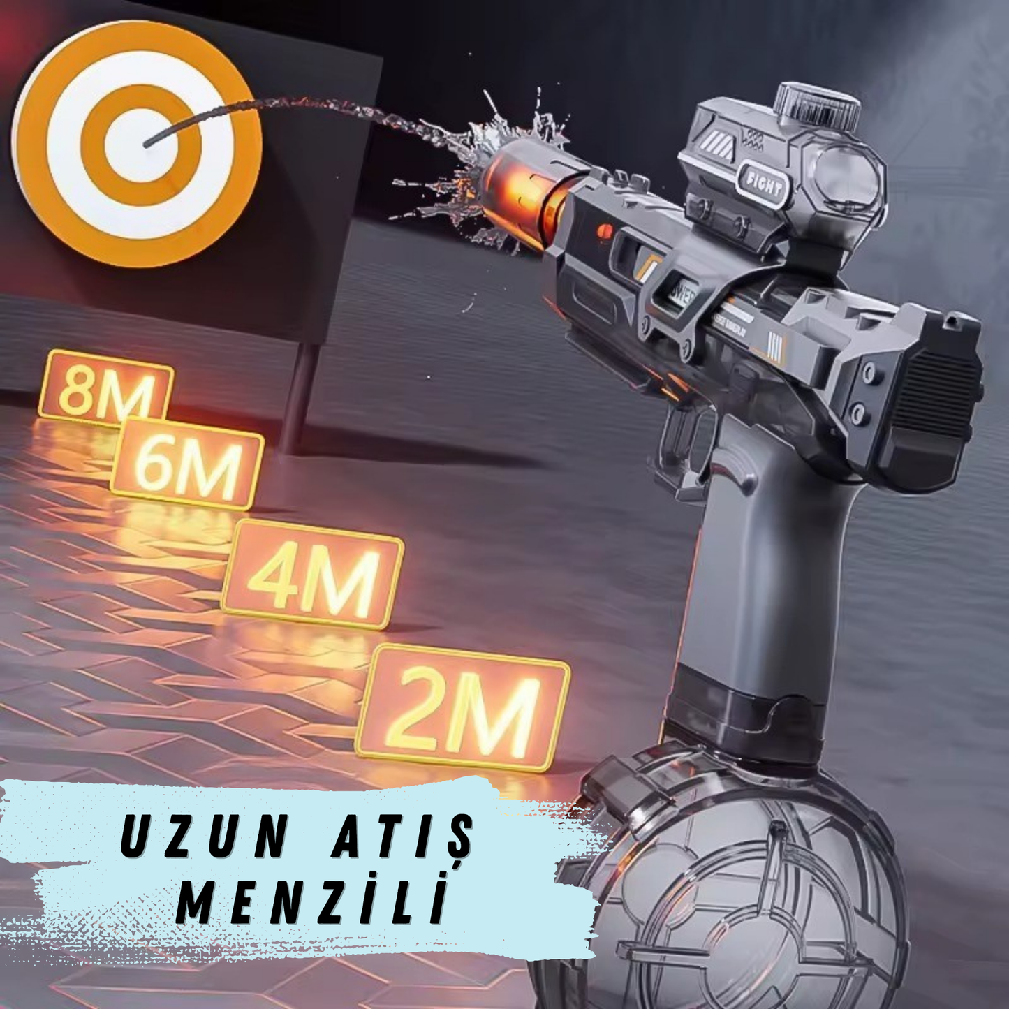 JetSplash™ Işıklı Otomatik Su Tabancası