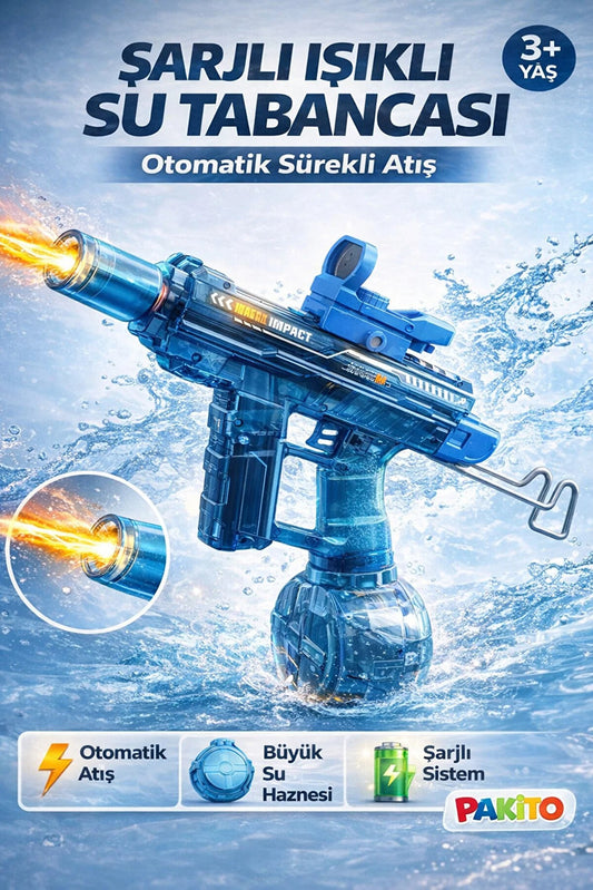 JetSplash™ Işıklı Otomatik Su Tabancası